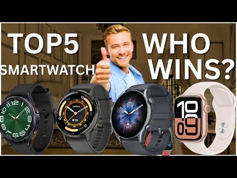Top 5 Best Smartwatches 2025 ✅ | Apple, Samsung, Fitbit, Garmin, Amazfit #Smartwatch #Tech