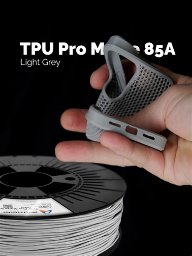 They say Light Grey is the new Black!? 🩶😎 We’re not sure, but we do have a brand-new color in our TPU Pro Matte 85A range! ✨ 3D-print anything that needs flexibility — phone cases, gaskets, grips, and much more. 📱🛠️ For best results, don’t forget to dry the material before and during printing 🔥♻️ And if you’re using a Bambu Lab machine, head over to our website to download the latest filament profile for a smooth and reliable print experience. 🚀 To make this phone cover a little more speci