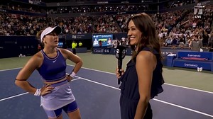 Interview: B. Andreescu; Toronto 1R Win