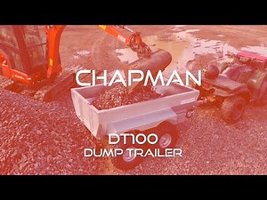 DT100 ATV/UTV Tipping Dump Trailer | Chapman Machinery Ltd