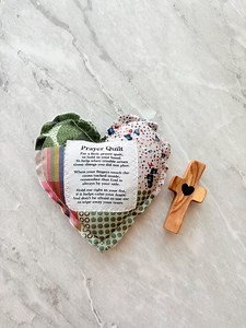 Mini Prayer Quilt, Prayer Cards, Pocket Prayer Quilt, Pocket Crosses, Baptism Gifts, Christian Collectables, Christian Gift, Religious Gift - Etsy
