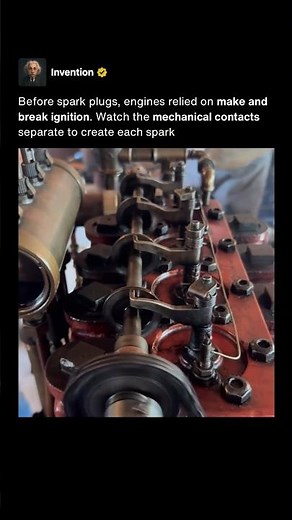 Inside a Make and Break Ignition Engine ⚡ #shorts