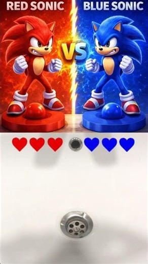 Red Sonic vs Blue Sonic FINAL BATTLE 🔴🔵 #sonic #animation