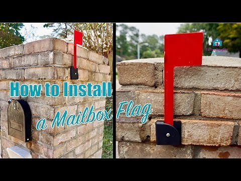 How to Attach a Mailbox Flag to Brick