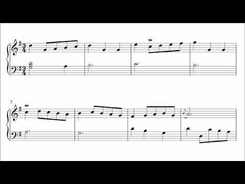 Bach: Minuet in G Major, BWV Anh. 114 (Urtext Edition)