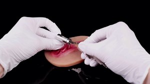 PA Ring Locked Chastity Piercing Titanium Lock Chastity Cage Device with Three Sizes to Choose. (L)