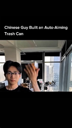 Thinkaipath on Instagram: "A brilliant Chinese engineer just built a self-moving dustbin that never misses! Powered by AI and motion sensors, this smart bin tracks your throw in real time and rolls into the perfect position to catch it. A simple idea — turned futuristic reality. Proof that AI isn’t just changing industries… it’s upgrading everyday life. Would you want this in your home? Follow @thinkaipath for more crazy tech, AI inventions, and future innovation that’ll blow your mind. #innovat