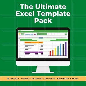 Excel Templates Bundle | Business • Finance • Productivity | PLR   Resell Rights - Etsy