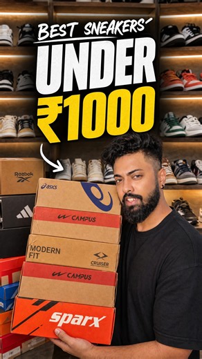 5 Stylish Sneakers You Won't Believe Are Under ₹1000 🤯 #sneakers #amazonfinds #sneakerreview