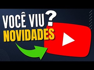 As 5 NOVIDADES do YouTube p/ seu Canal [2022]
