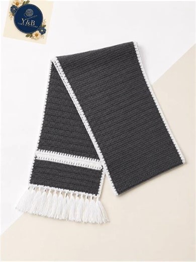 Crochet the Most Beautiful Men's Scarf and He Won't Take It Off! #mensscarf