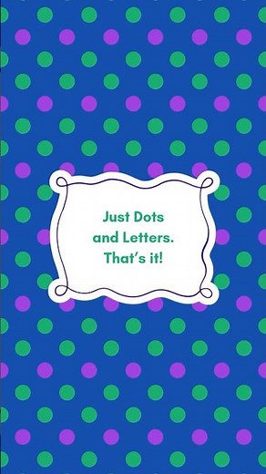 A–Z Letter Art with Dots and Color on Bold Polka Dot Pattern