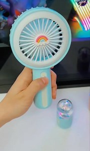 67K views · 1K reactions | Mini LED Fan  #minifan #gadgets #kitchentools #homegadgets #reelsvideo #viral | Shocked Mine | Facebook