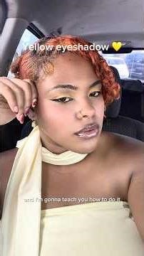 Yellow Eyeshadow Tutorial on Brown Skin 💛 Easy & Bold Look