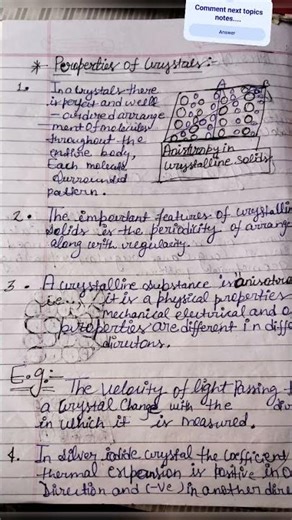### Types of solid state notes hand 👌 written.....💫💪💪