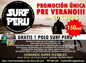 CLASES DE SURF - TEAM SURF PERU