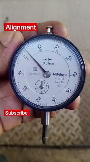 alignment || dial gauge Kaise Dekhen#alignment #mechanical #machine ‪@engineering.guruji‬