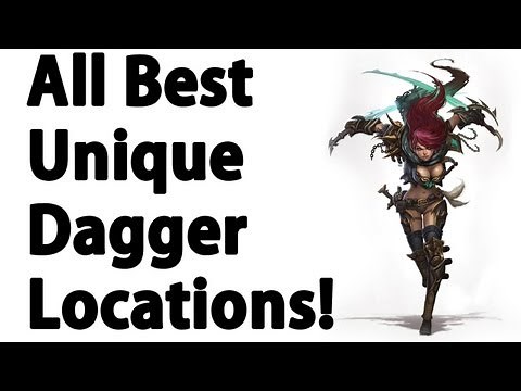 Skyrim - ALL Unique Dagger - Locations Guide - YouTube