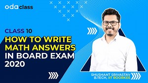1K views · 28 reactions |  How to write in math board exam| Board answer sheet Hack 2020 | Oda class | Oda Class | Facebook