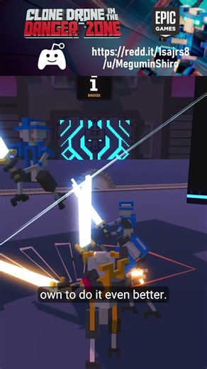 Clone Drone in the Danger Zone is Free on Epic! | FreeGameFindings #Shorts