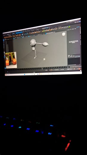 Robot 3D Modeling Practice Short #RobotModel#3DModeling#RobotDesign#3DArt#CGI#Blender3D#Maya3D