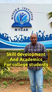 31 reactions | MYCAS College, Mysuru ☎99455 45845 Welcome to MYCAS...