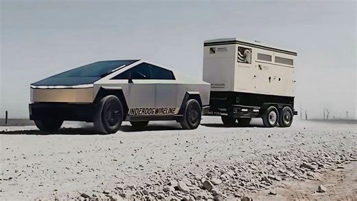 Tesla Cybertruck Owner Straps a Gas-Powered Generator to the Truck Bed & Creates the First Hybrid Tesla, Takes 15 Gallons of Fuel to Charge to Full (18.7 MPG)