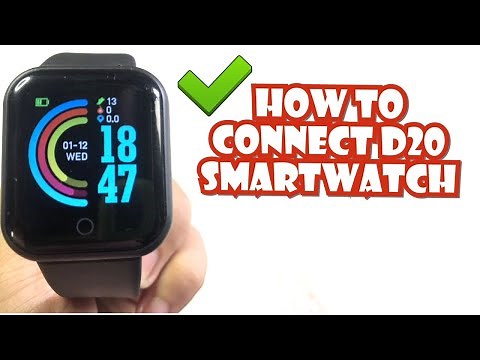 HOW TO CONNECT D20 SMARTWATCH TO YOUR SMARTPHONE | TUTORIAL | ENGLISH