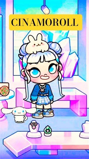 CREATING CINAMOROLL FOR FREE #avatarworld #mina #cinamoroll