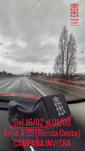 Policía Foral de Navarra on Instagram: "⚠️ CAMBIOS EN LA SEGURIDAD VIAL: A-15 (Ronda de Pamplona Oeste) 🛣️🚨 Para reducir la siniestralidad y mejorar la fluidez, ya están en vigor estas medidads: 🔹 NUEVO LÍMITE DE VELOCIDAD 📉 La velocidad máxima se reduce de 120 km/h a 100 km/h en todo el tramo de la Ronda Oeste. 🔹 VEHÍCULOS PESADOS (>3.500kg) 🚛 Prohibido adelantar. Deberán circular obligatoriamente por el carril derecho. La prohibición es para camiones de MMA superior a 3500kg. 🔹 TRAMO AF