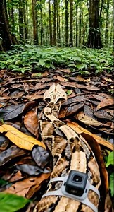 I Mounted a Camera on a Gaboon Viper & Went Underground 🐍