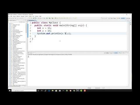 Modulus Operator in Java