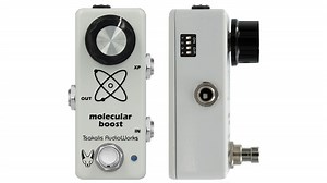 Buff up your tone from the particle level with Tsakalis AudioWorks' Molecular Boost multi-effect pedal