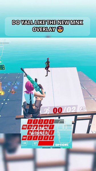 DO YALL LIKE THE NEW MNK OVERLAY 😎 #fortnite #fortniteclips #fortnitefunny