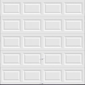 Check The Home Depot's Q&A Before Buying: Clopay Classic Steel Short Panel 8 ft x 8 ft Non-Insulated White Garage Door without Windows
