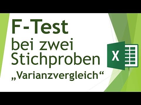 F-Test (Varianzvergleich) in Excel durchführen - Daten analysieren in Excel (18)