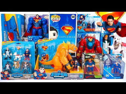 DC Superman Collection Unboxing Review | Superman Vs. Kaiju Slime Battle Playset ＆ Superman figures