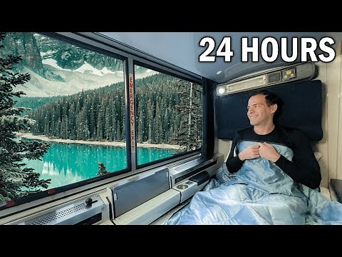 Winter Night on Amtrak SLEEPER TRAIN from NY to Chicago