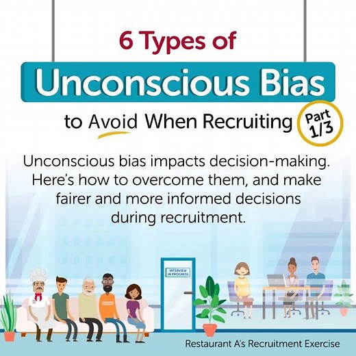 6 Types of Unconscious Bias to Avoid when Recruiting Part 1/3