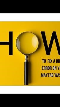 HOW TO FIX A F21 ERROR ON YOUR MAYTAG 4000 SERIES WASHER ? | APPLIANCES