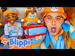 Blippi and Nevaeh’s Firetruck Rescue! 🚒