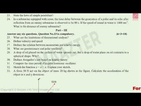 11th Std Physics | Half yearly Exam | Model question paper 2025 | Original question paper pattern |