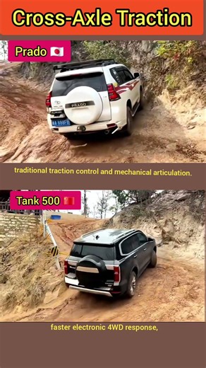Tank 500 vs Prado | Cross-Axle Traction Test ⚙️🔥
