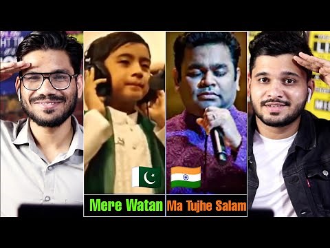 India & Pakistan's Patriotic Song Covers