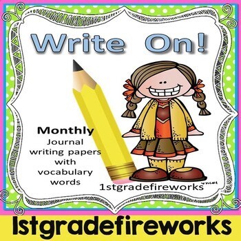 Write-On Writing Journal Pages – Printable Writing Prompts for K–2