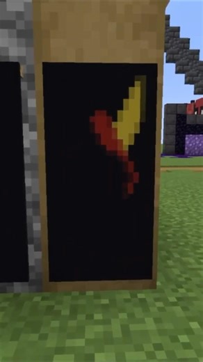 Minecraft Bird Banner Pattern #shorts #tutorial