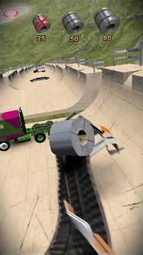 Steel Coil vs cars Beamng drive | 25 Ton | 50 Ton | 80 Ton