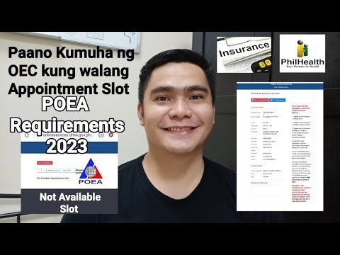 PAANO KUMUHA NG OEC SA POEA KUNG WALANG APPOINTMENT | LATEST POEA REQUIREMENTS 2023 | POPSBAM.