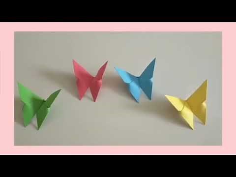 Cara membuat origami Rama-rama | Cepat dan mudah