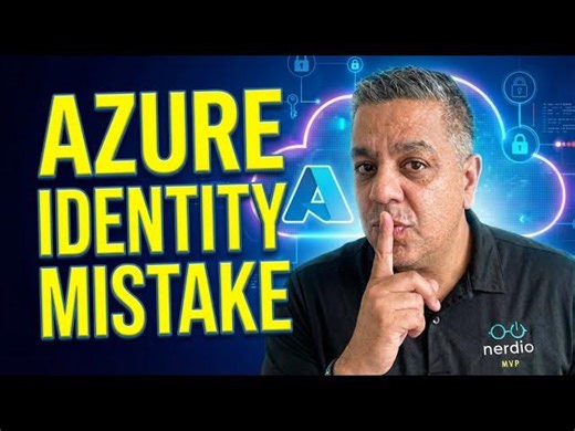 Azure Identity Configuration Everyone Gets Wrong | Shabaz Darr
